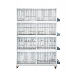 Model 1     (60cm) PVC Rulolu Kuş Üretim Kafesi Model 1     (60cm) PVC Rulolu Kuş Üretim Kafesi