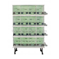 Model 82 Tuana Kafes – Profesyonel 16 Bölmeli Çok Amaçlı Sac Kafes