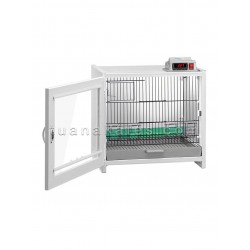 Hasta Kuş Kafesi Profesyonel - Tuana Kafes - Dijital Termostatlı & Işıklı Tedavi Ünitesi