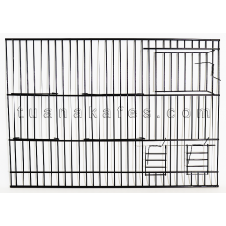 Kuş Kafes Teli - Akıllı Yemlik Kapılı - Sağ   48 x 34